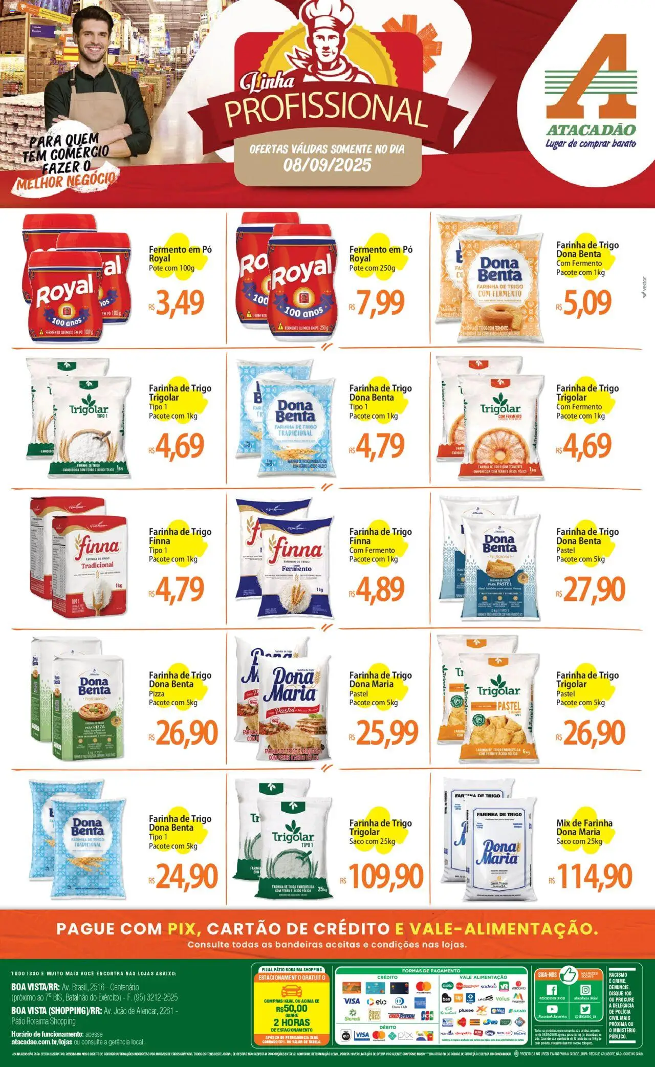 Atacadão folheto "Ofertas - RR" válido a partir de 08/09/2025 - número de página 1