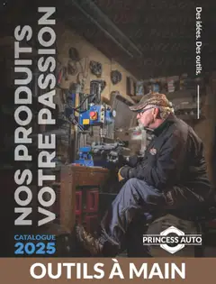 Un aperçu du dépliant Outils à main du magasin Princess Auto est valide à partir 16 avr. 2025
