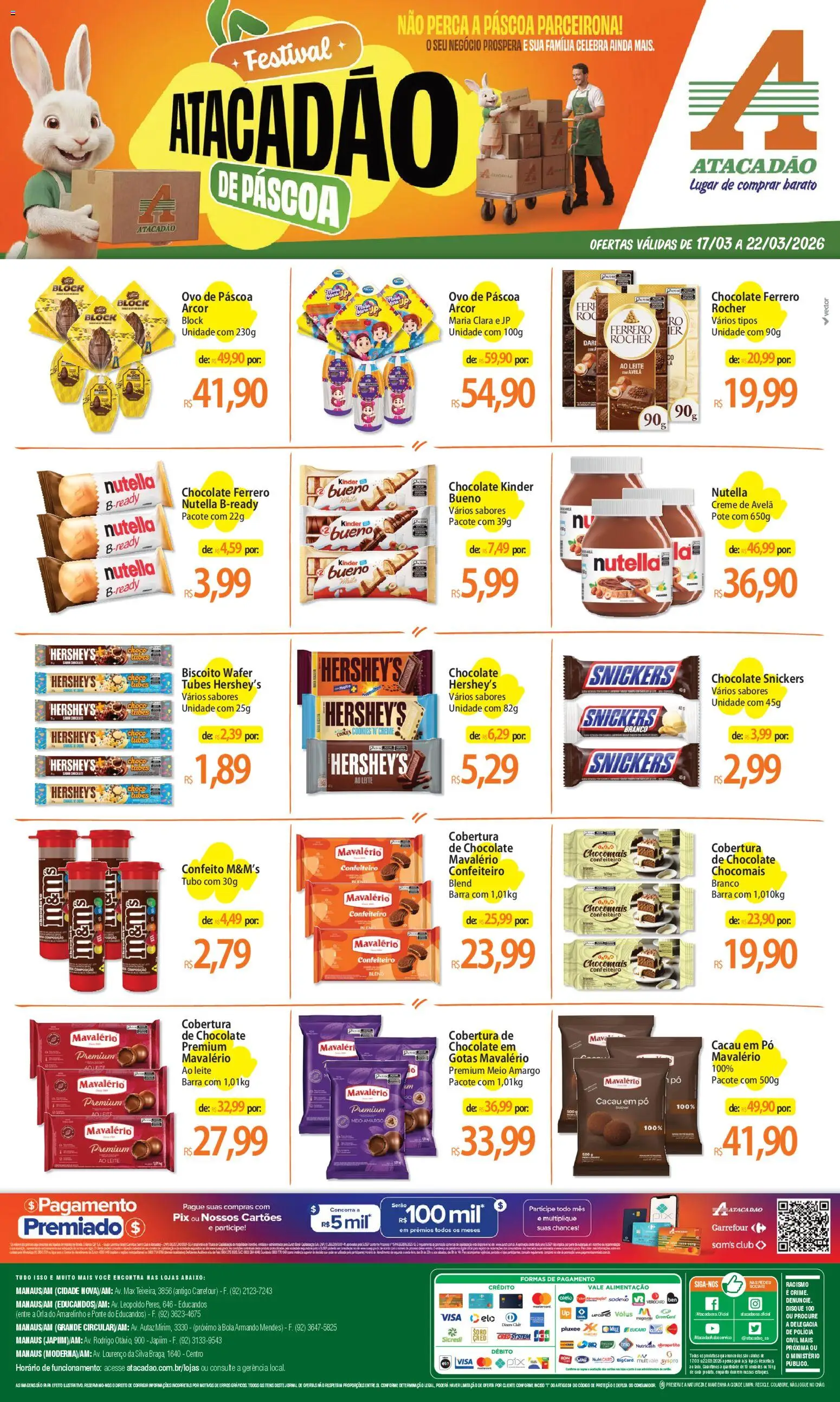 Pré-Visualização do folheto "Atacadão ofertas - AM" da loja Atacadão válido a partir de 17/03/2026