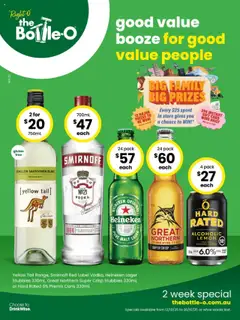Preview of catalogue Catalogue BINNINGUP from shop The Bottle-O valid 13/10/2025