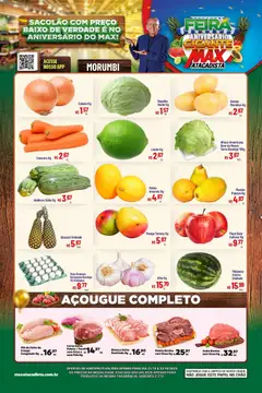 Pré-Visualização do folheto "Ofertas Feira" da loja Max Atacadista válido a partir de 21/10/2025