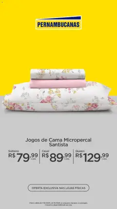 Pré-Visualização do folheto "Ofertas atuais" da loja Pernambucanas válido a partir de 02/10/2025