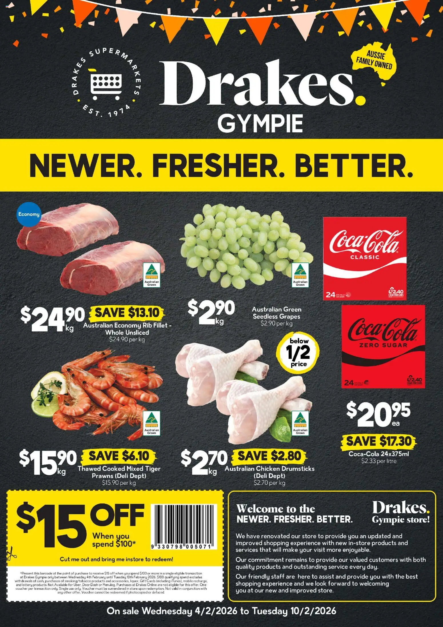 Preview of catalogue Catalogue Gympie from shop Drakes valid 04/02/2026