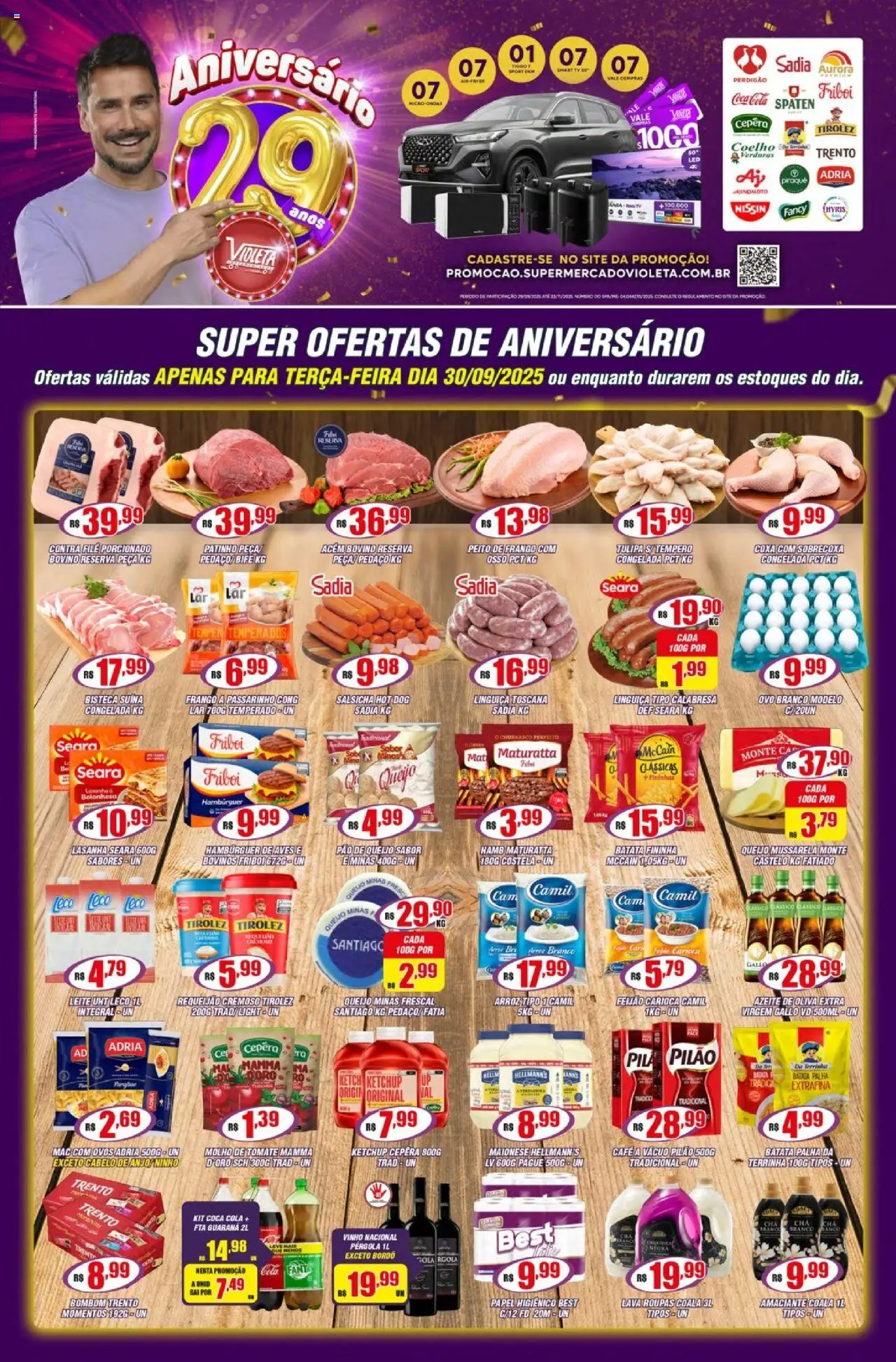 Violeta Supermercados folheto "Ofertas da semana" válido a partir de 30/09/2025 - número de página 1