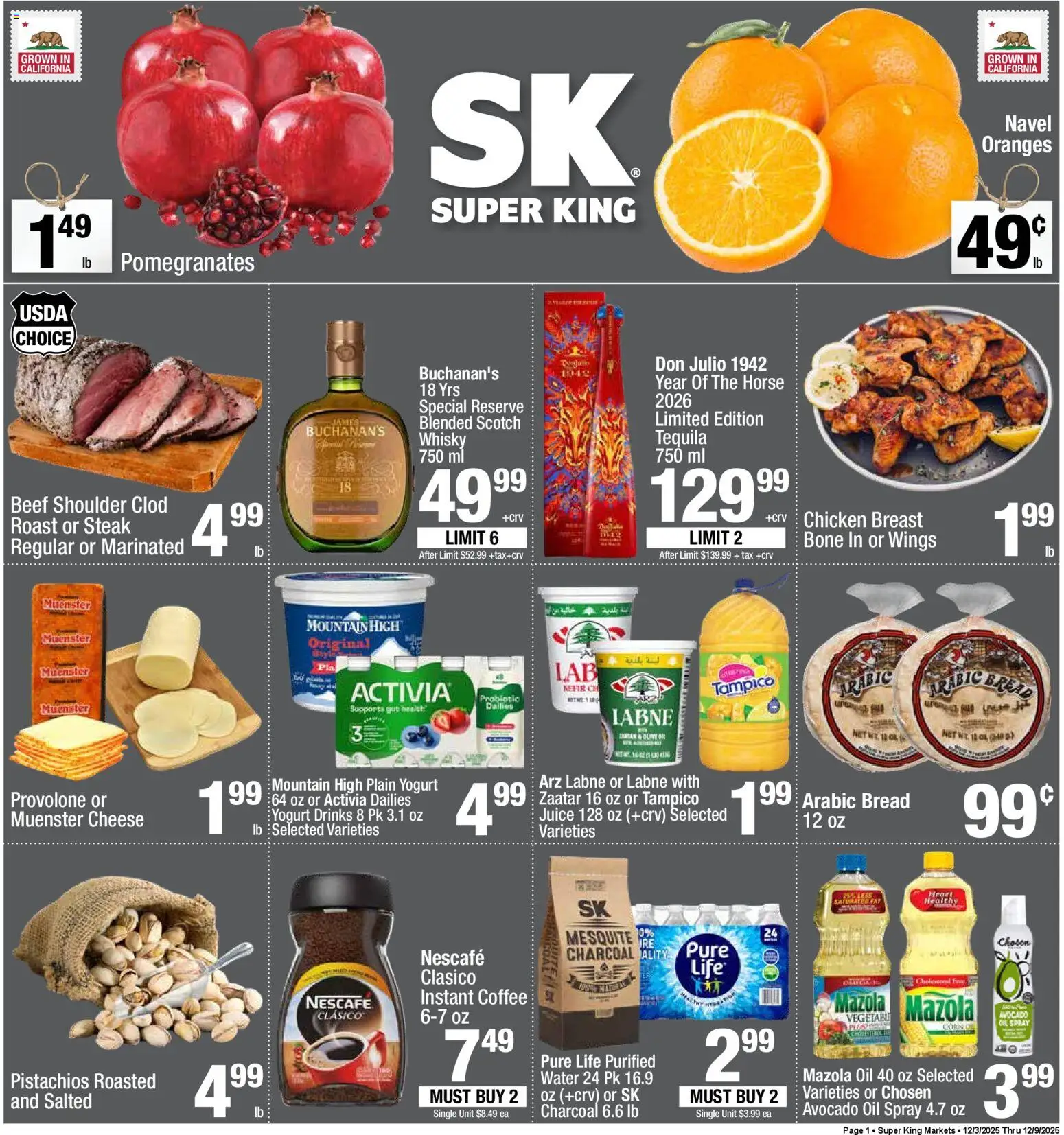 Ad Preview of Super King Weekly Ad from 12/03/2025