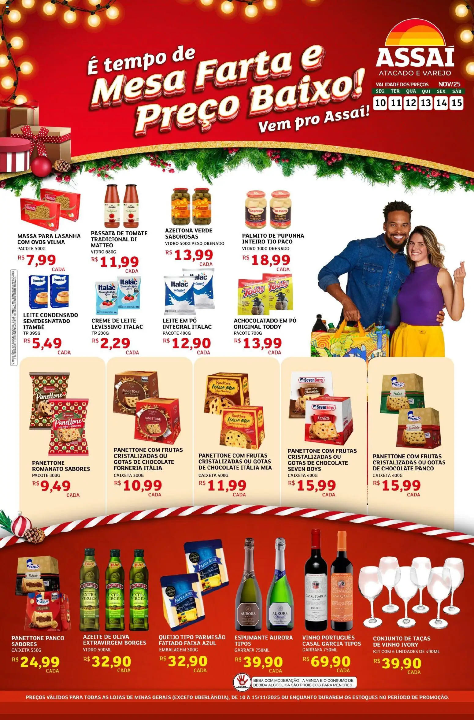 Pré-Visualização do folheto "Encarte - MG" da loja Assaí Atacadista válido a partir de 10/11/2025