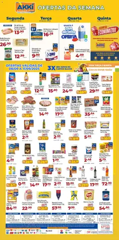Pré-Visualização do folheto "Ofertas da semana" da loja Akki Atacadista válido a partir de 08/09/2025