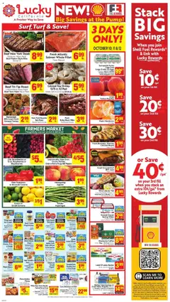 Ad Preview of Lucky Supermarkets Weekly Ad from 10/08/2025