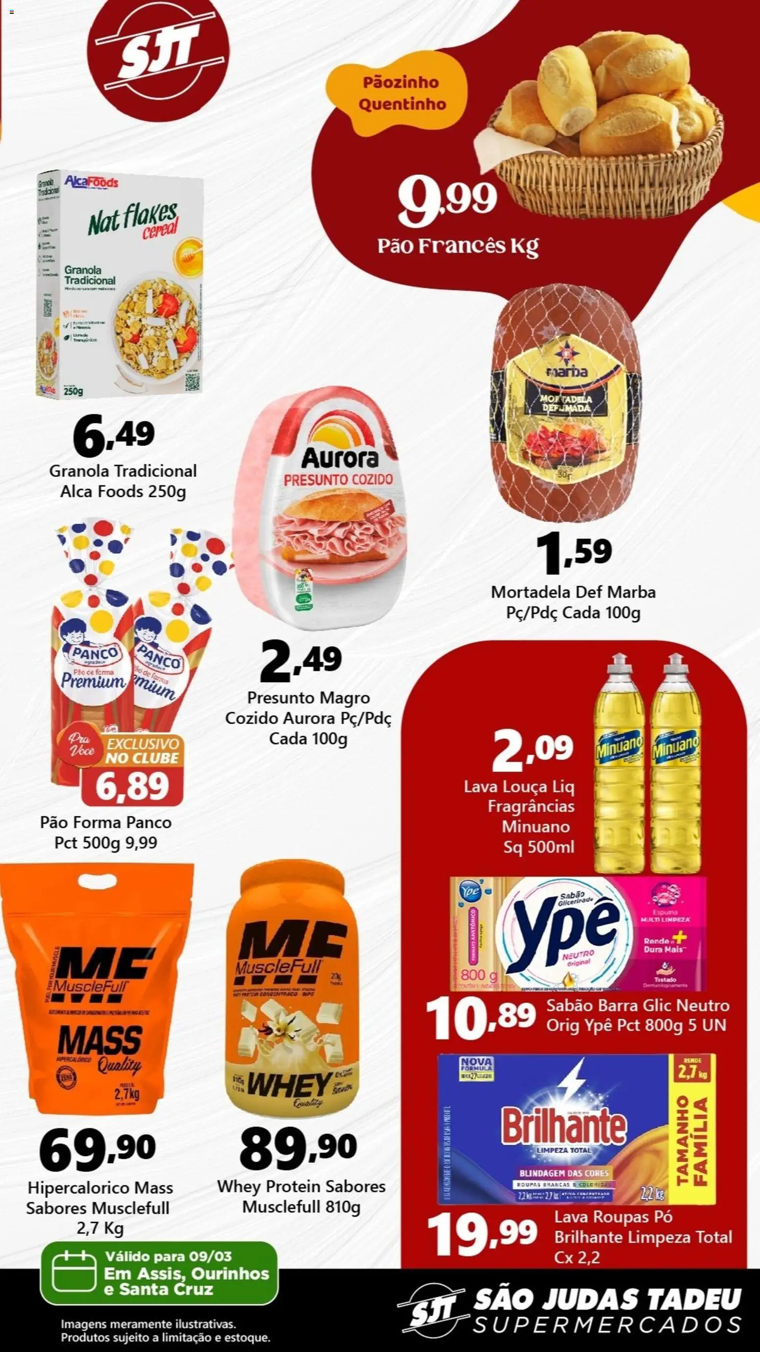 Pré-Visualização do folheto "São Judas Tadeu - Ofertas da semana" da loja São Judas Tadeu válido a partir de 09/03/2026