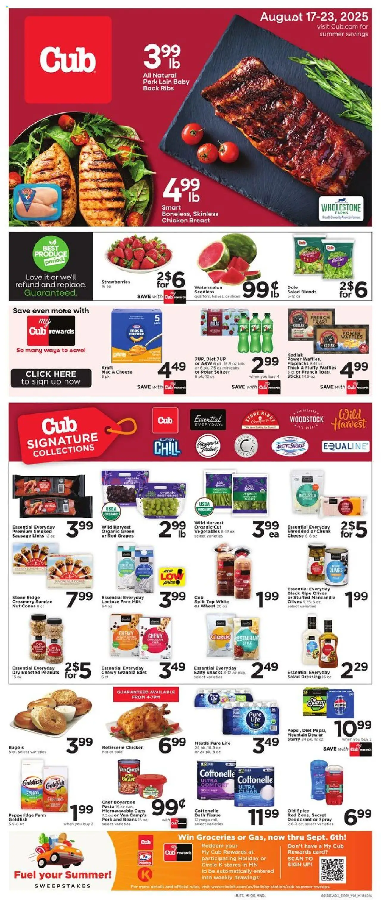 Cub Foods Weekly Savings - MN from 08/17/2025 - Flyer - Page number 1
