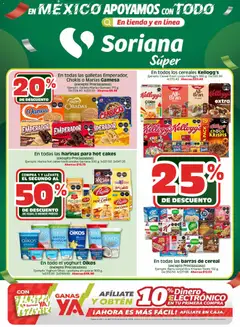 Vista previa las ofertas de la tienda Soriana - Soriana En México apoyamos con todo - Súper desde el 09/04/2026 