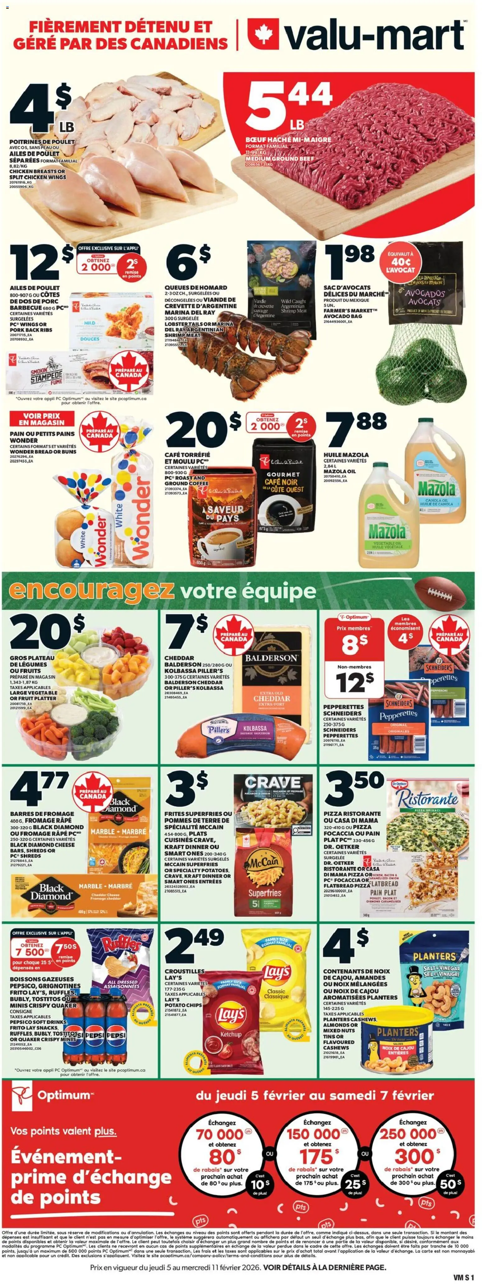 Preview of leaflet Circulaire from shop Valu Mart is valid from Feb 05, 2026