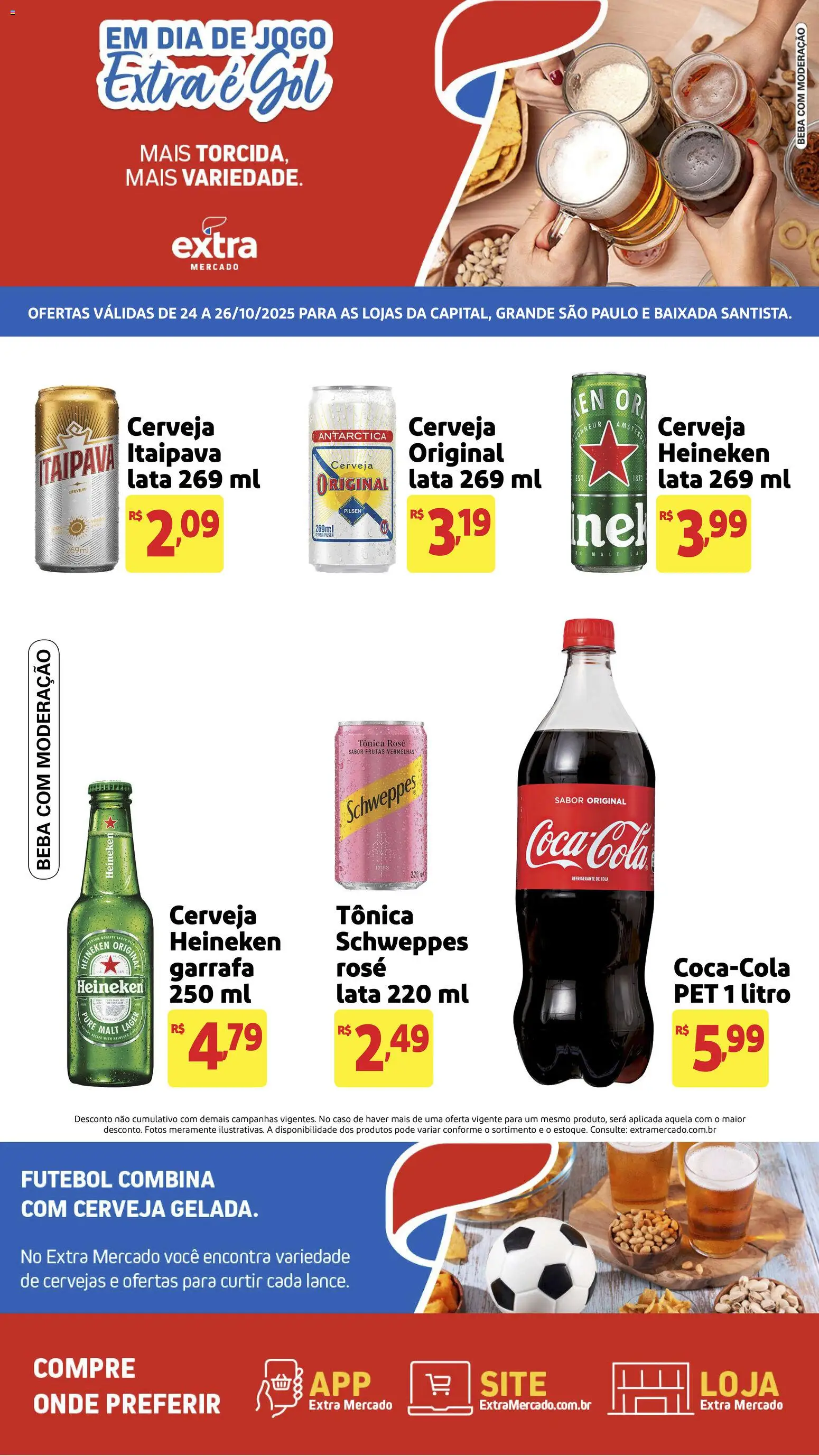 Extra folheto "Ofertas de Mercado Viral Gol" válido a partir de 24/10/2025 - número de página 1
