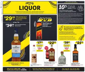 Ad Preview of Fresco y Más Alcohol Flyer from 09/29/2025