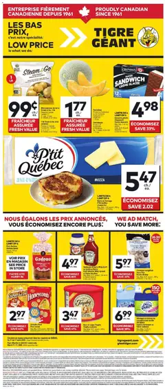 Un aperçu du dépliant Giant Tiger weekly flyer / circulaire du magasin Giant Tiger est valide à partir 11 mars 2026