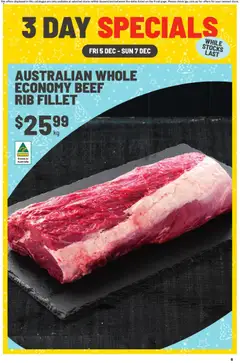 Preview of catalogue 3 Day Specials - QLD from shop IGA valid 05/12/2025