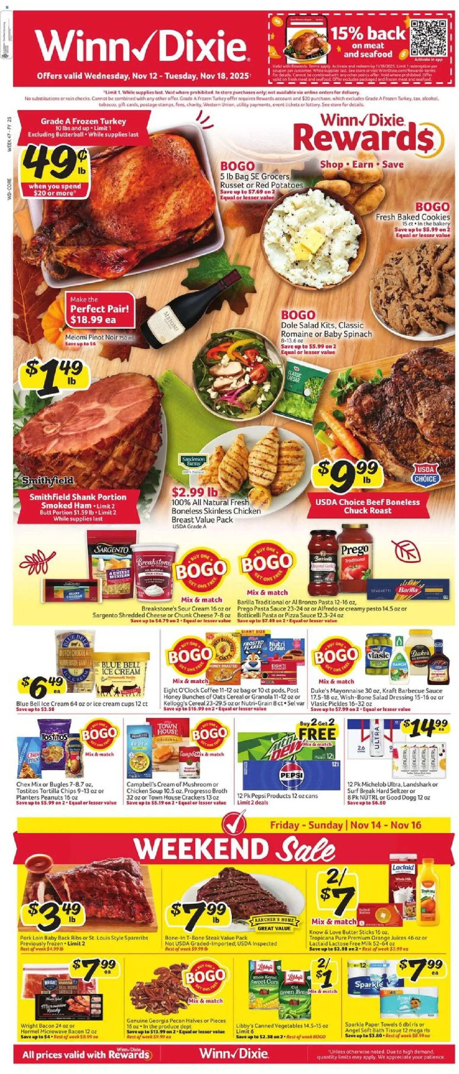 Ad Preview of Winn Dixie Weekly Circular - FL from 11/12/2025