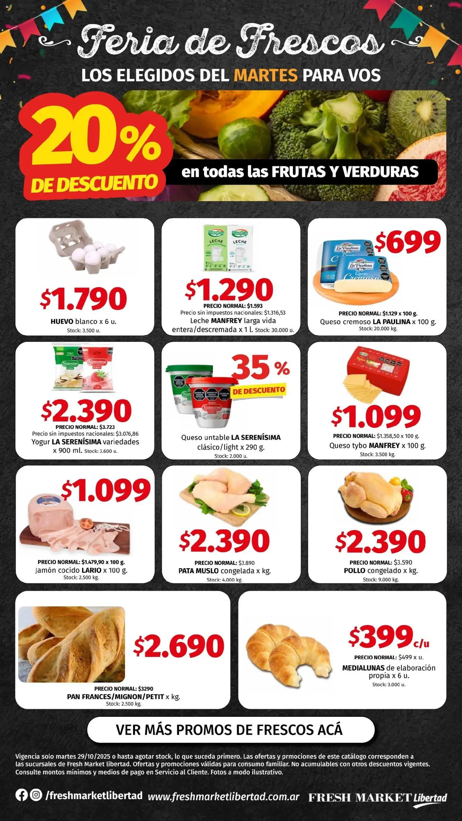 Vista previa del folleto de la tienda Hipermercado Libertad válido desde el 28/10/2025 