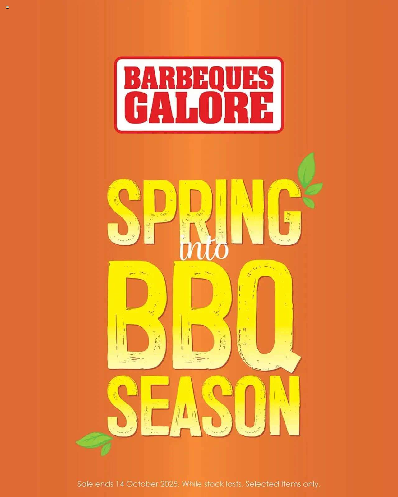 Barbeques Galore catalogue valid from 01/10/2025 - page 1