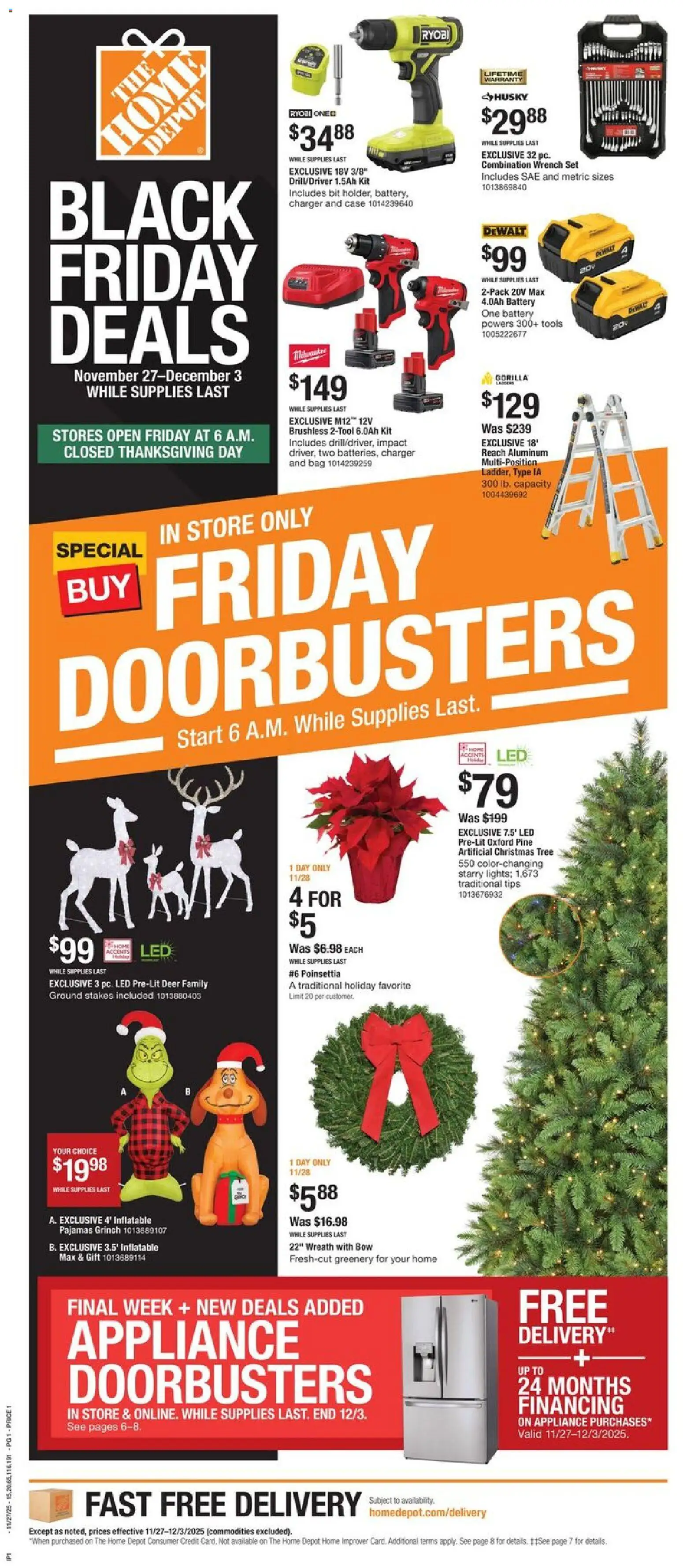 Ad Preview of Home Depot Local Ad - NY from 11/27/2025