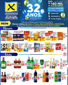 Pré-Visualização do folheto "Ofertas da semana" da loja X Supermercados válido a partir de 24/10/2025