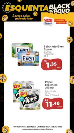 Pré-Visualização do folheto "Black Friday" da loja Novo Atacarejo válido a partir de 24/11/2025 | Página: 4
