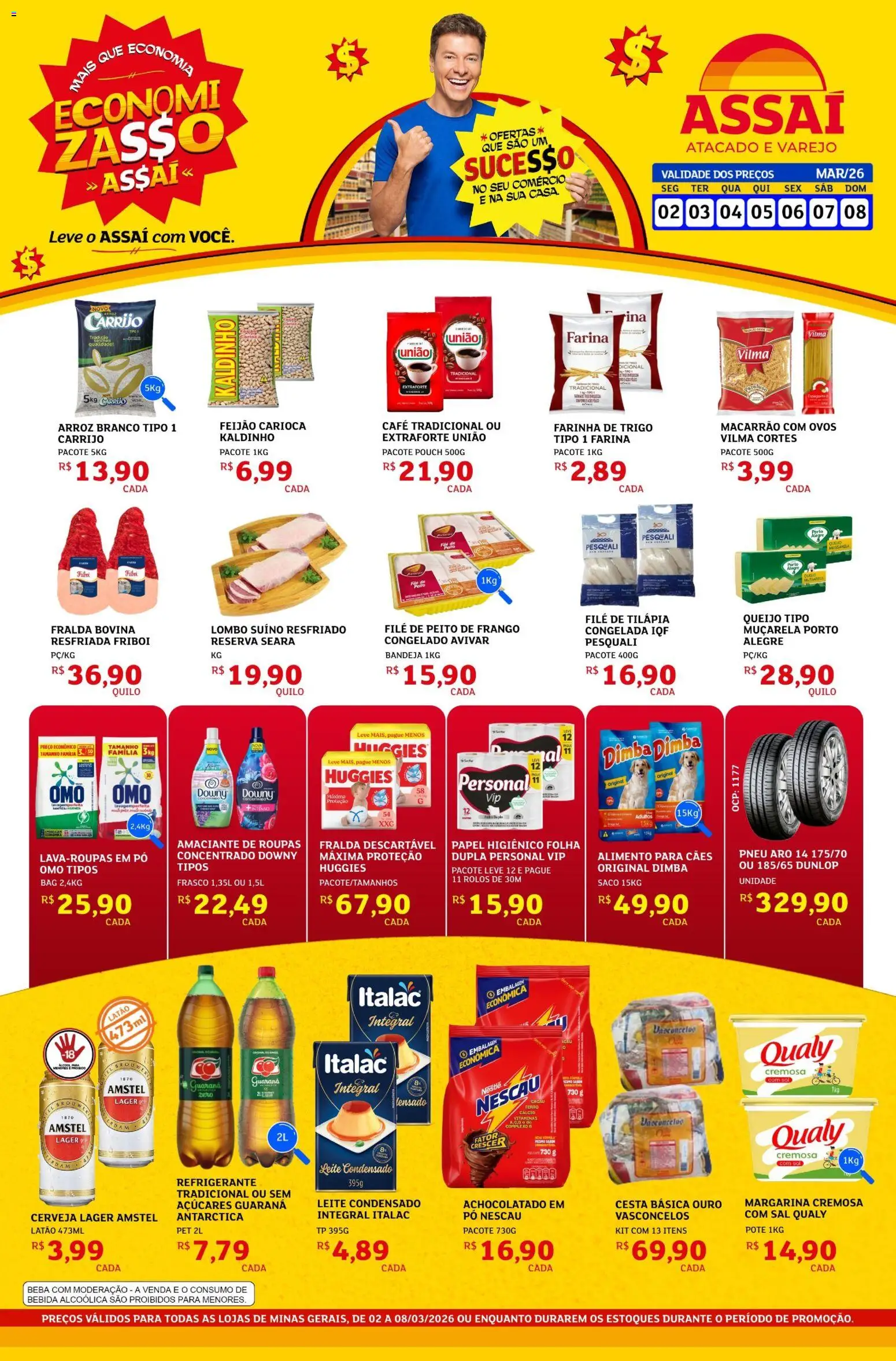 Pré-Visualização do folheto "Assaí Atacadista ofertas" da loja Assaí Atacadista válido a partir de 02/03/2026