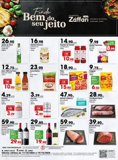 Pré-Visualização do folheto "Ofertas Final de Semana" da loja Zaffari válido a partir de 17/10/2025