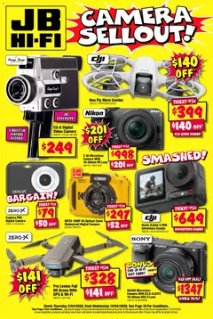 Preview of catalogue JB Hi-Fi Camera Sellout from shop JB Hi-Fi valid 02/04/2026