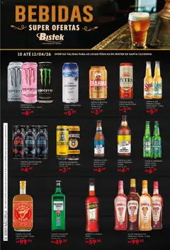 Pré-Visualização do folheto "Bistek Supermercados ofertas Bebidas" da loja Bistek Supermercados válido a partir de 10/04/2026