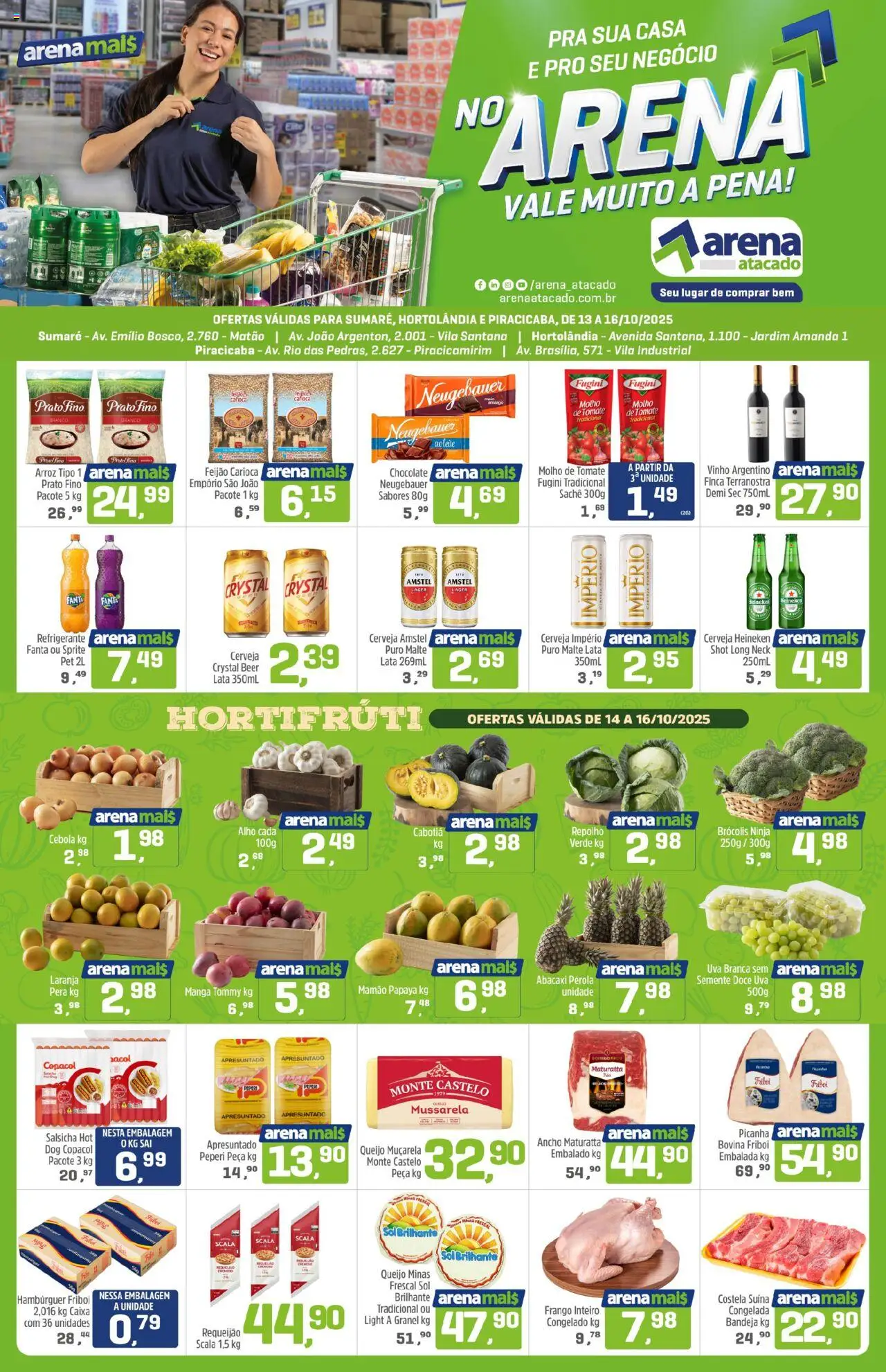 Arena Atacado folheto "Ofertas da semana" válido a partir de 13/10/2025 - número de página 1