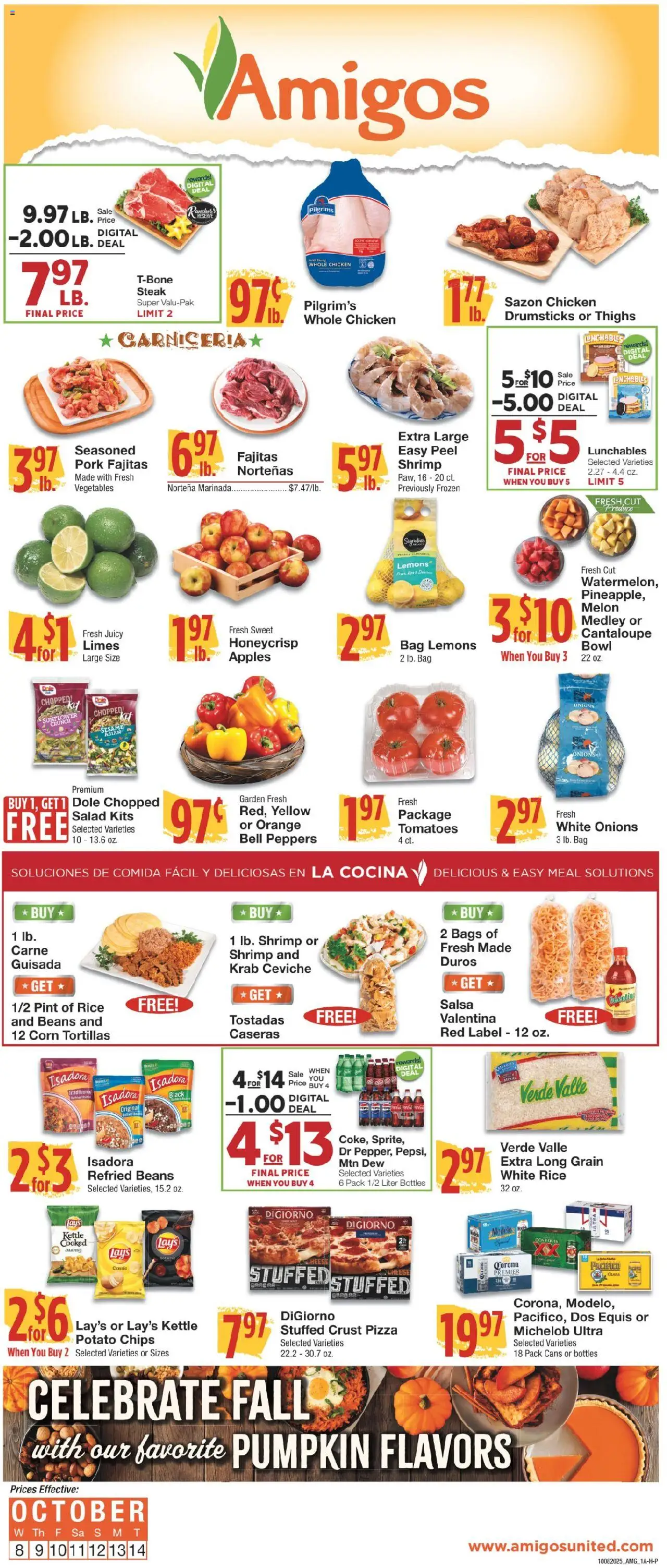 United Supermarkets Ad from 10/07/2025 - Flyer - Page number 1