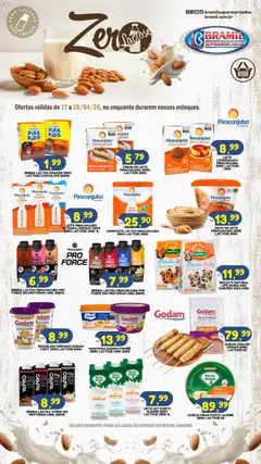 Pré-Visualização do folheto "Bramil Supermercados ofertas Zero Lactose" da loja Bramil Supermercados válido a partir de 17/04/2026