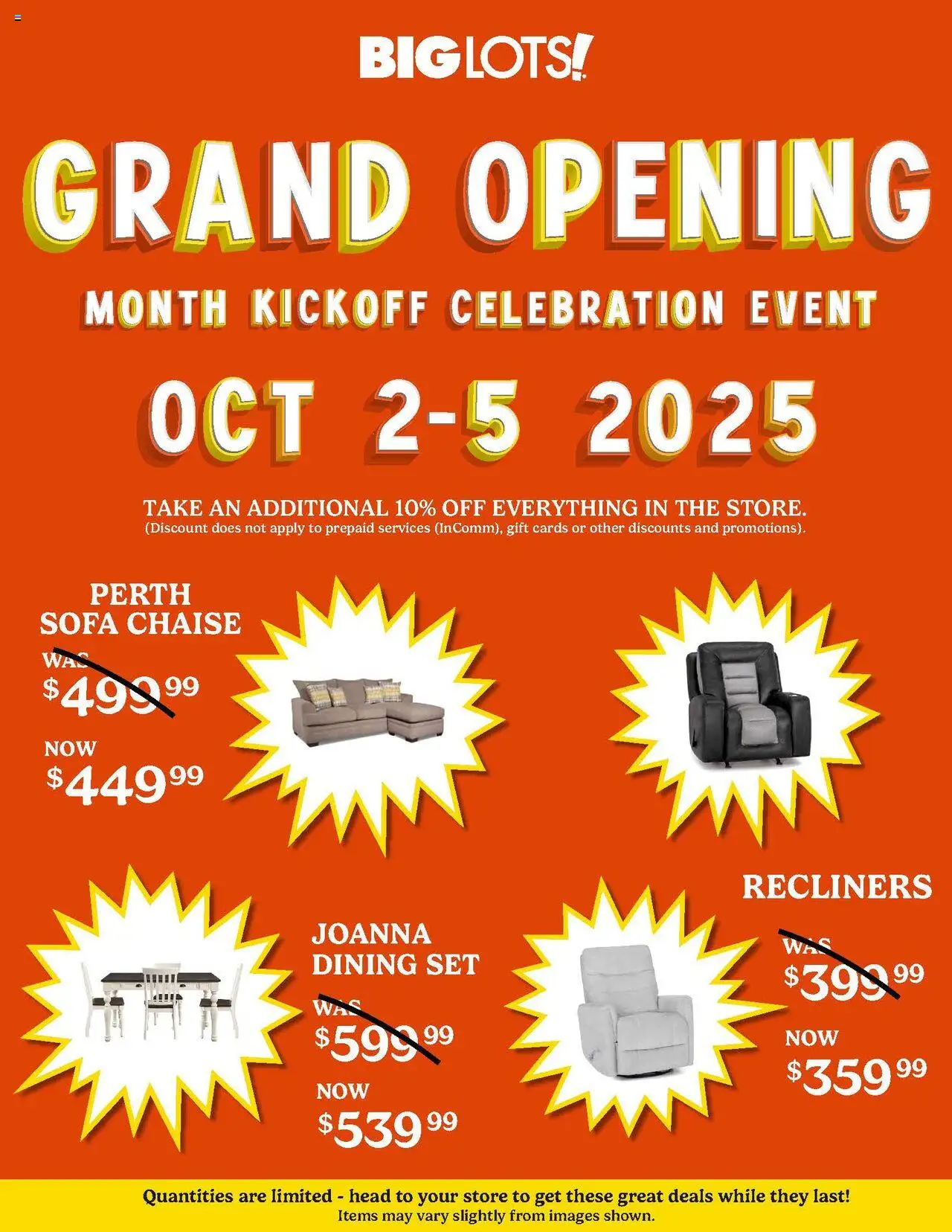 Big Lots Weekly Ad from 10/02/2025 - Flyer - Page number 1