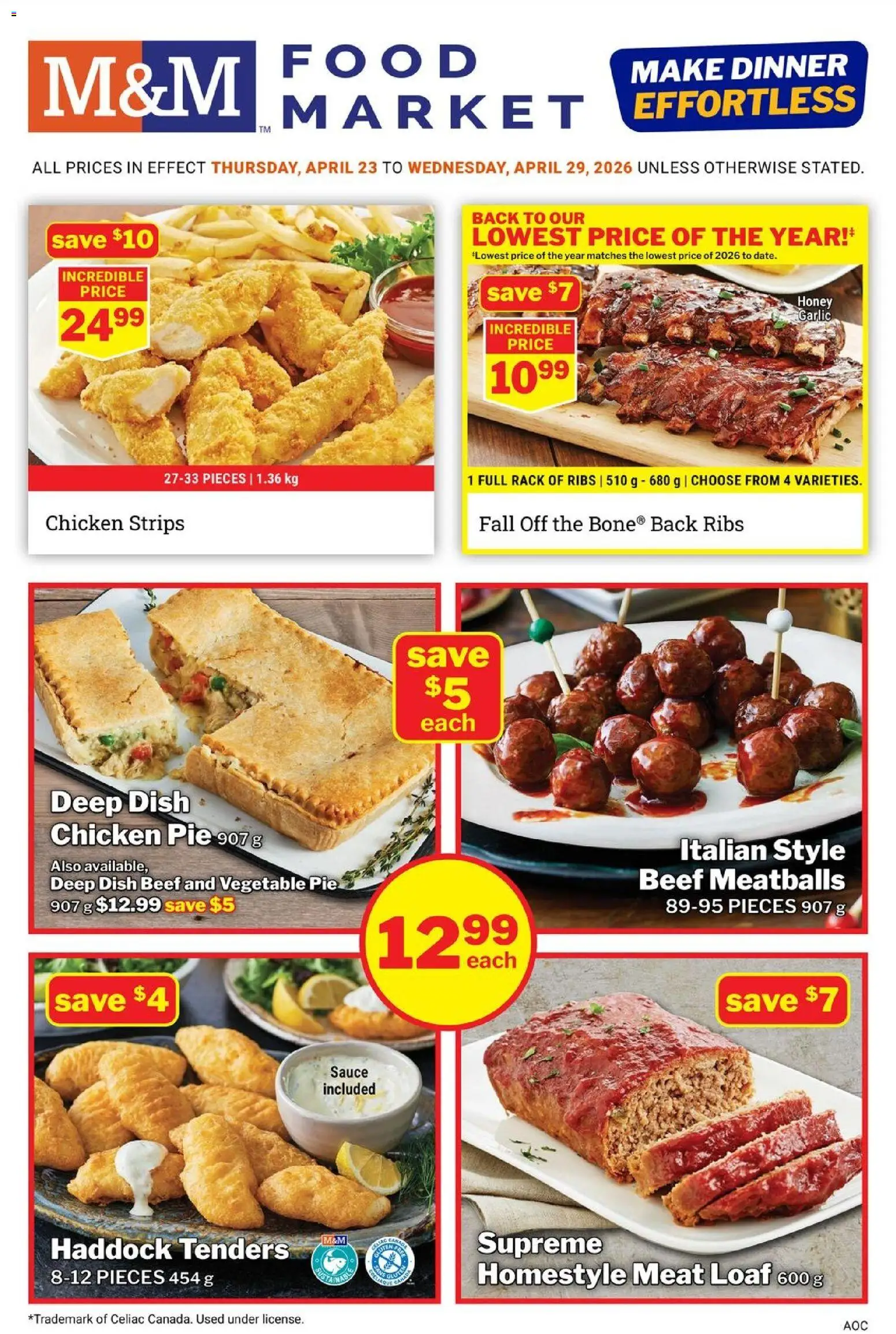 Preview of leaflet M&M Food Market weekly flyer / circulaire from shop M&M Food Market is valid from Apr 23, 2026
