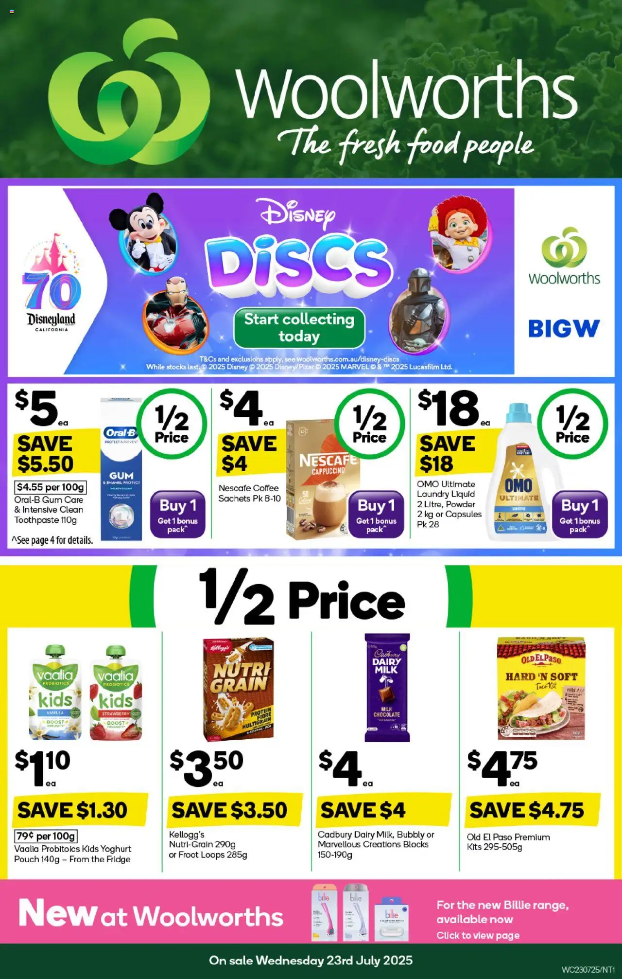 Woolworths catalogue valid from 23/07/2025 - page 1