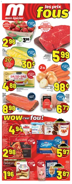 Un aperçu du dépliant Weekly flyer / circulaire du magasin Metro est valide à partir 7 août 2025