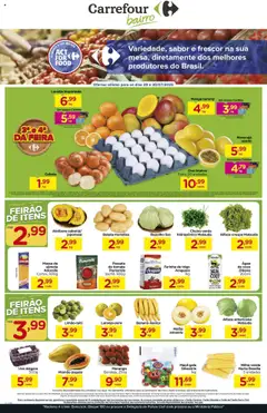 Pré-Visualização do folheto "Ofertas Feira" da loja Carrefour Bairro válido a partir de 29/07/2025