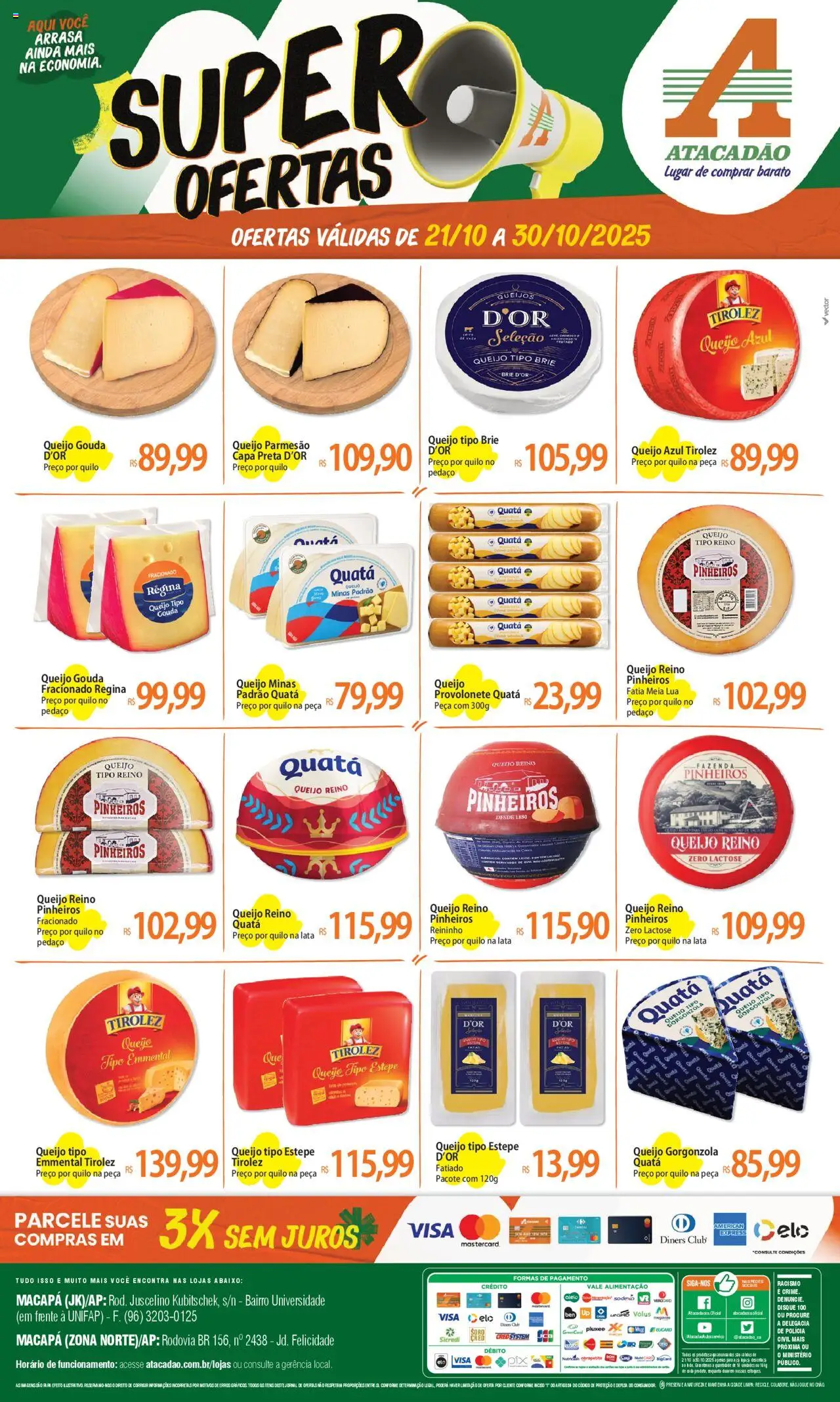 Atacadão folheto "Ofertas - AP" válido a partir de 21/10/2025 - número de página 1