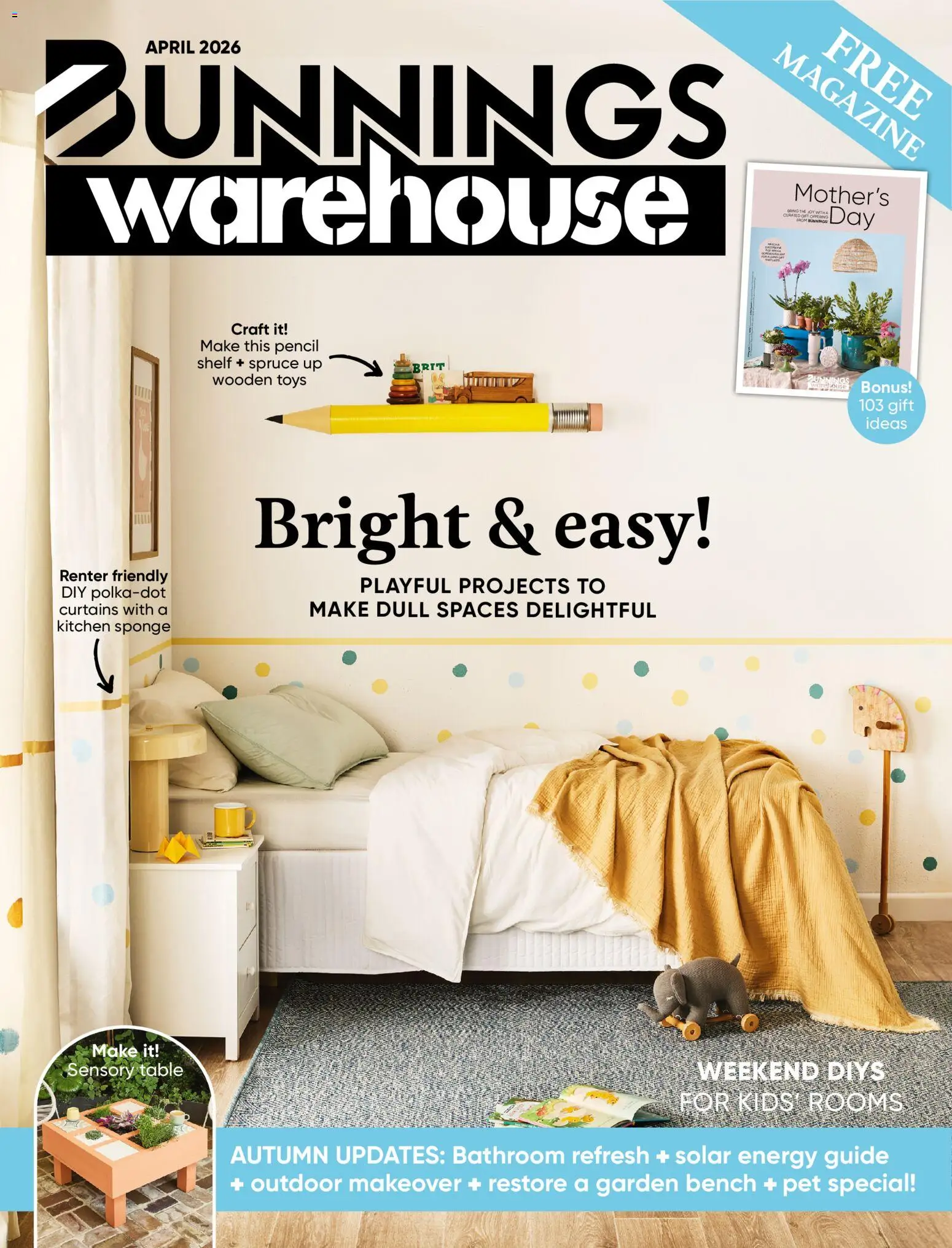 Preview of catalogue Bunnings Catalogue from shop Bunnings Warehouse valid 01/04/2026