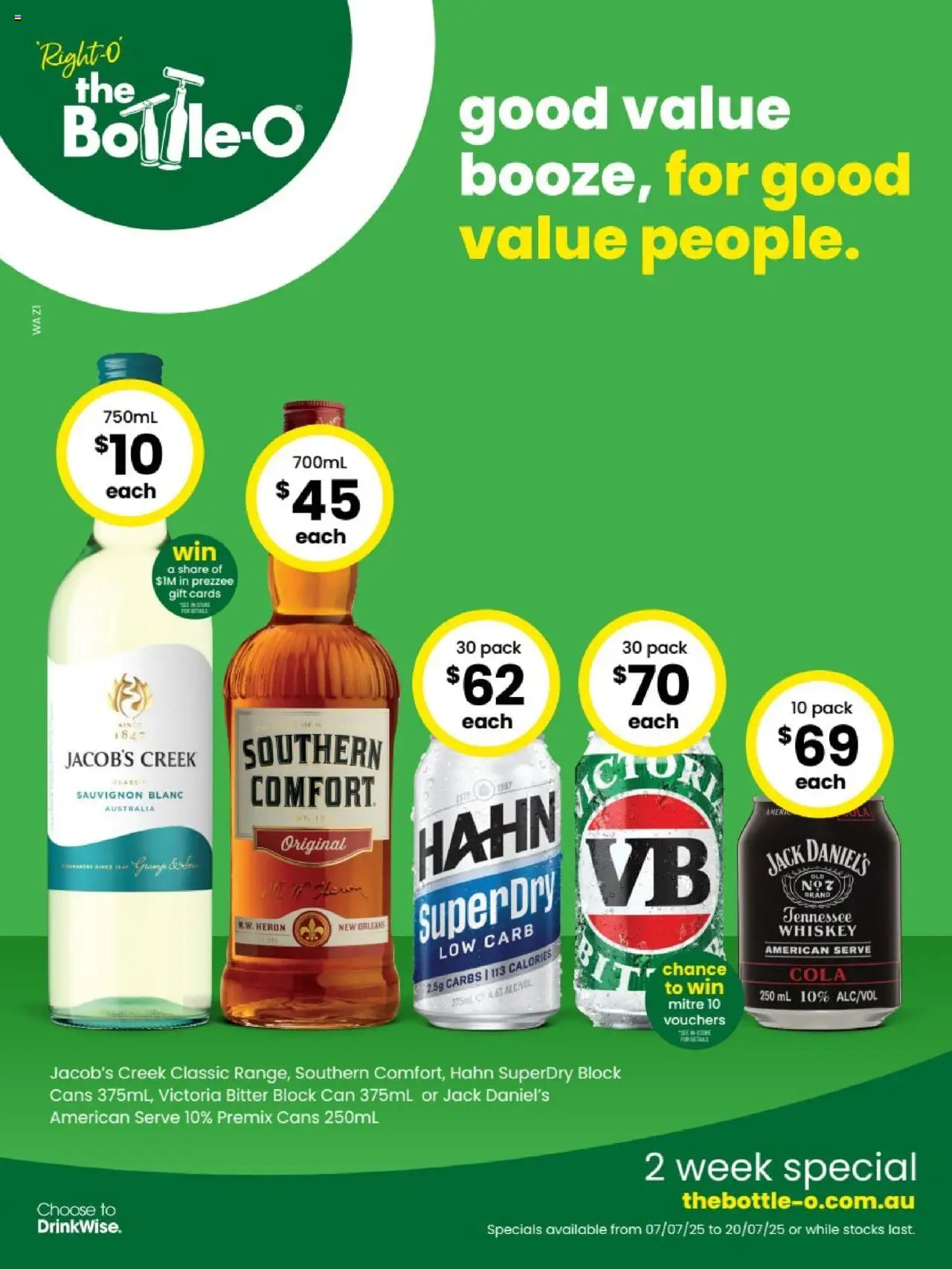 The Bottle-O catalogue valid from 07/07/2025 - page 1