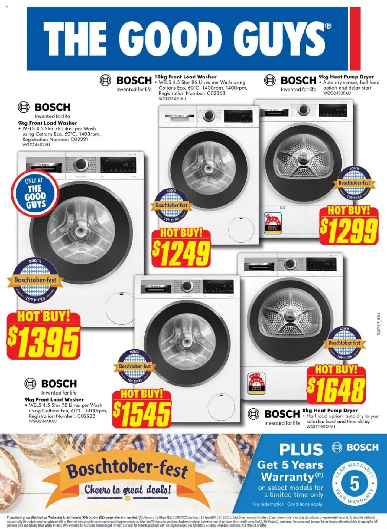 The Good Guys catalogue valid from 30/09/2025 - page 1