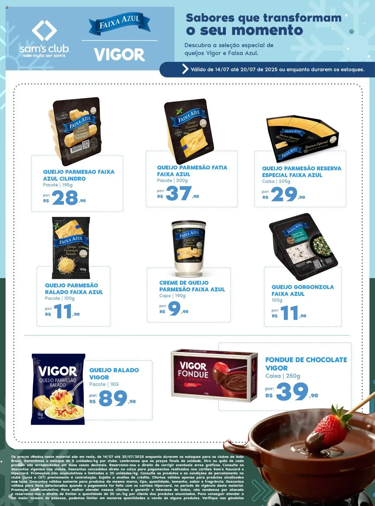 Sam's Club folheto "Ofertas Vigor" válido a partir de 14/07/2025 - número de página 1