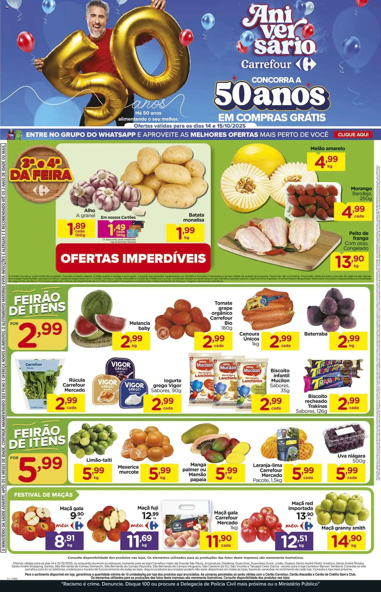 Carrefour folheto "Ofertas Feira" válido a partir de 14/10/2025 - número de página 1