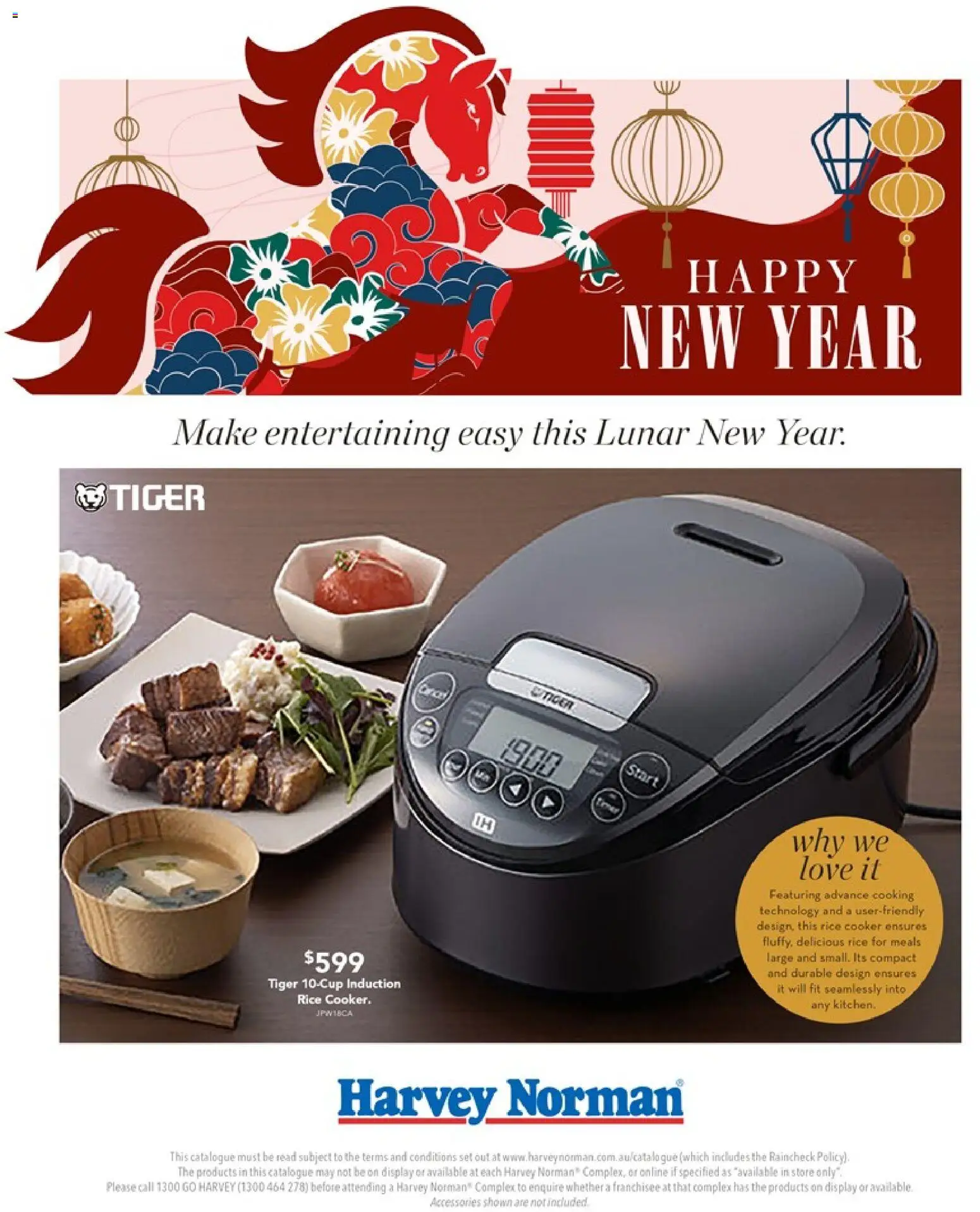 Preview of catalogue Lunar New Year - Electrical from shop Harvey Norman valid 05/02/2026