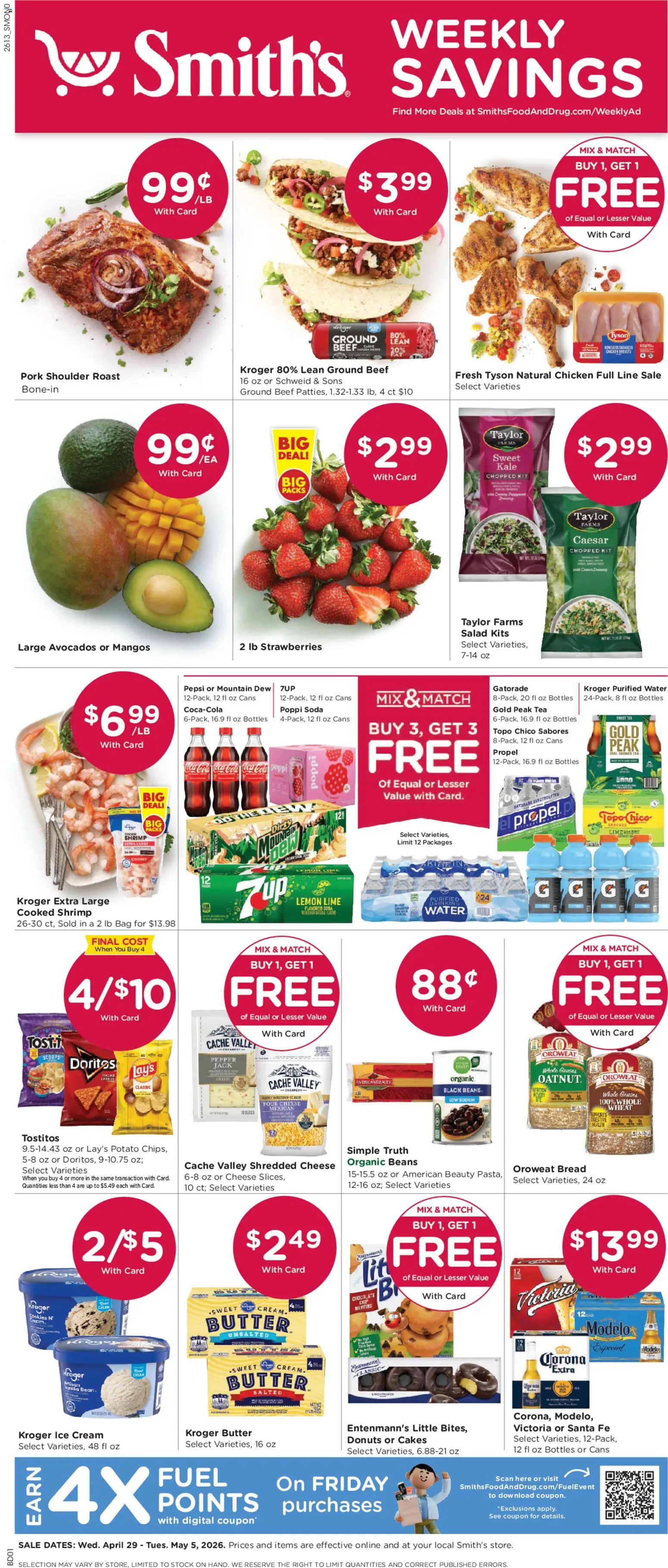 Ad Preview of Smith's Smith's Weekly Ad - NM from 04/29/2026