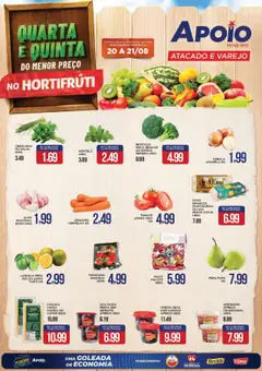 Pré-Visualização do folheto "Ofertas Hortifruti" da loja Apoio Mineiro válido a partir de 20/08/2025