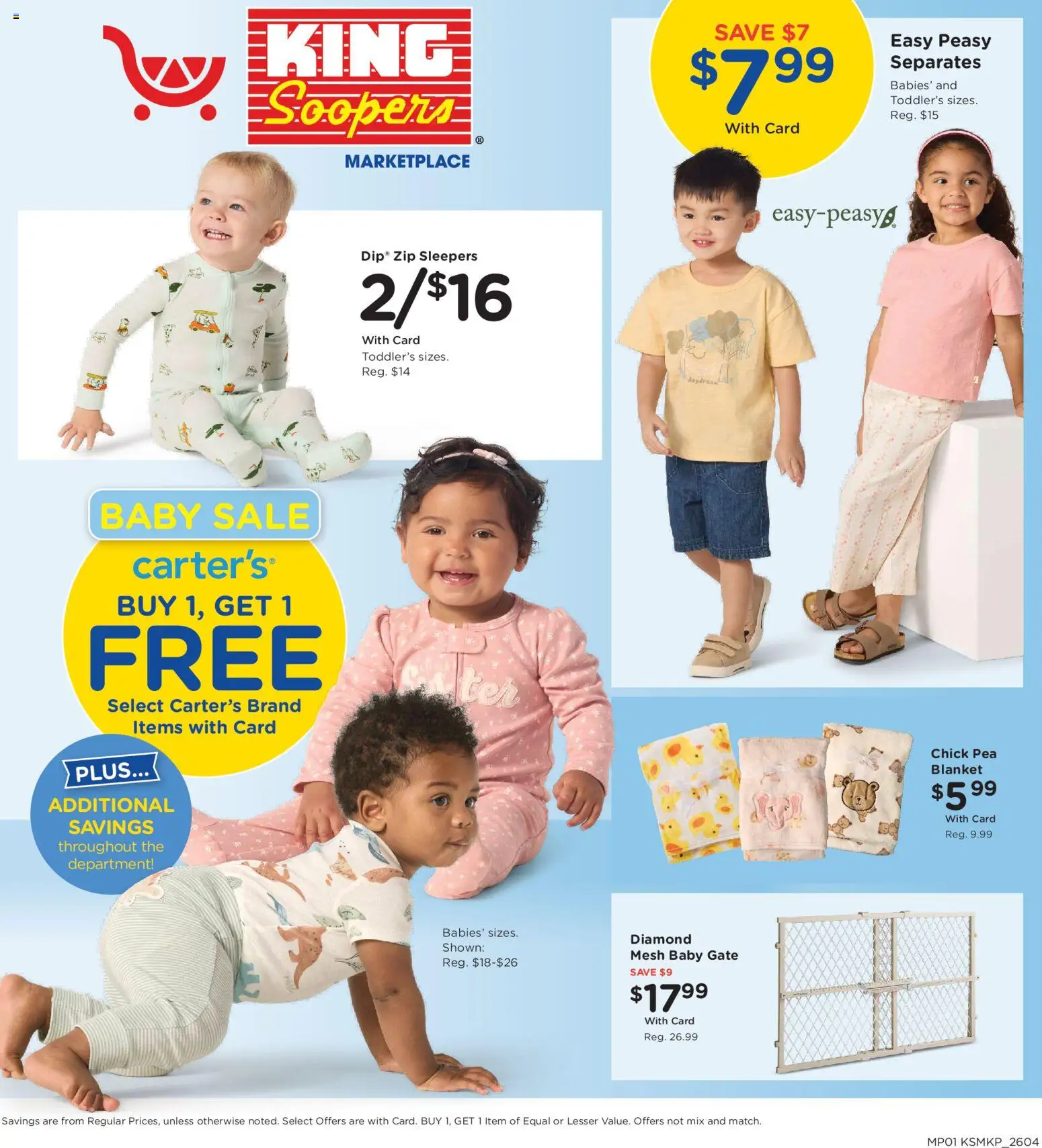 Ad Preview of King Soopers Home & Apparel from 02/25/2026 - Blanket, Pea