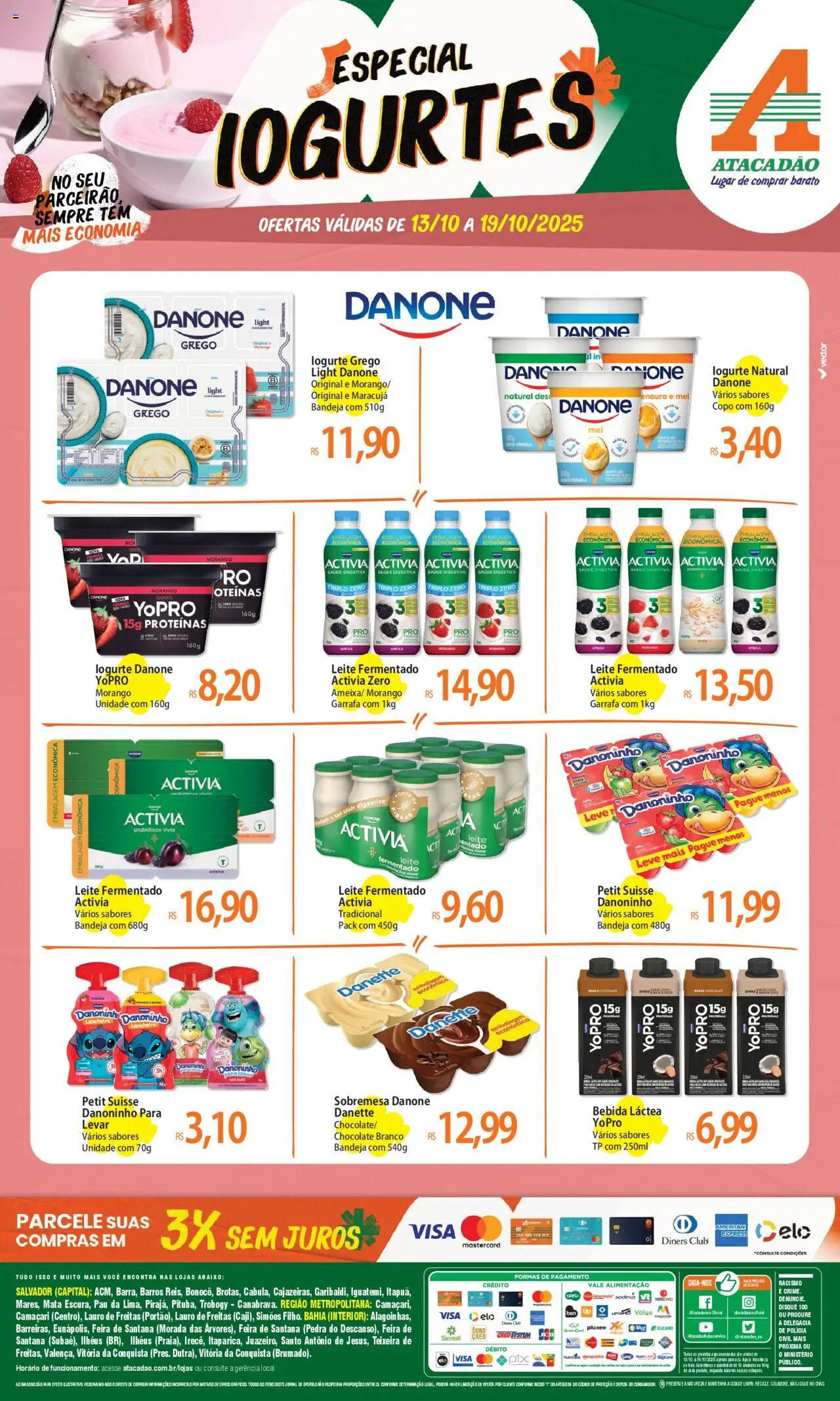 Atacadão folheto "Ofertas - BA" válido a partir de 13/10/2025 - número de página 1