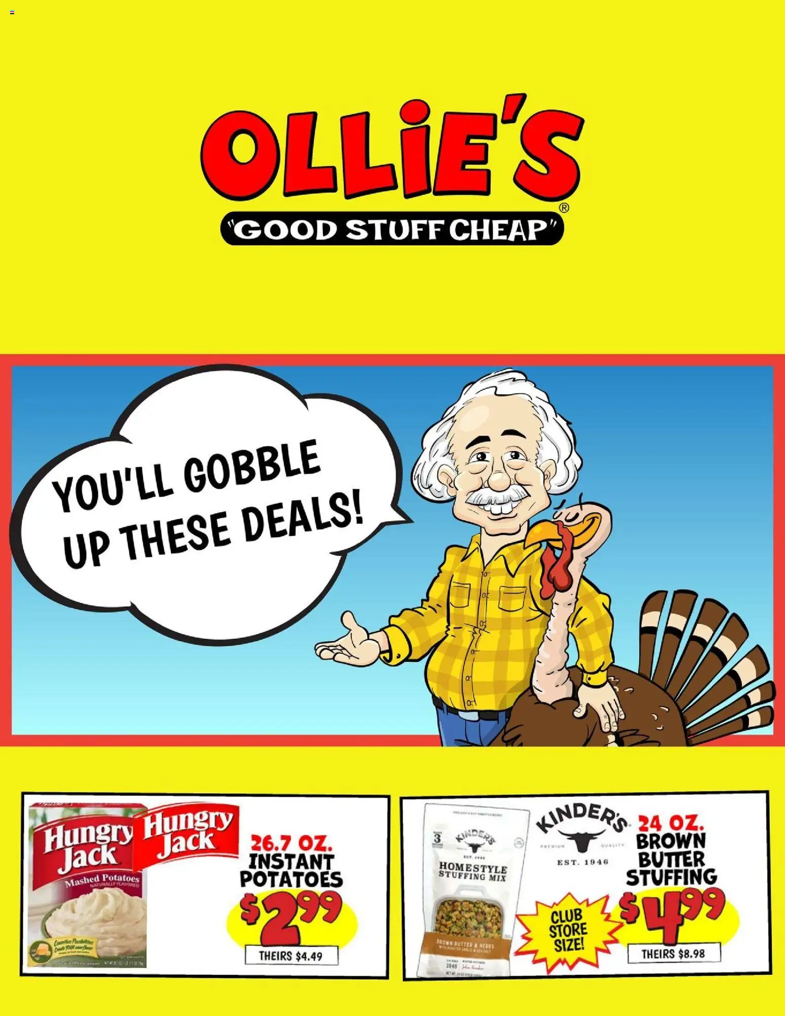 Ad Preview of Ollie's Weekly Ad from 11/13/2025